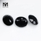 7x9mm China Oval Cut Black Color Glass Stone Gems