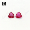 Wuzhou Wholesale Trillion Cut Synthetic Corundum 5 Ruby Stones