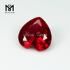 Loose Gemstone synthetic ruby heart shape factory ruby prices