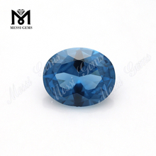 AAA quality #120 oval faceted blue stones loose spinel gems for sale