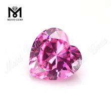 Wholesale Gemstone 5mm Heart Shape Cut Cubic Zirconia Stone Price