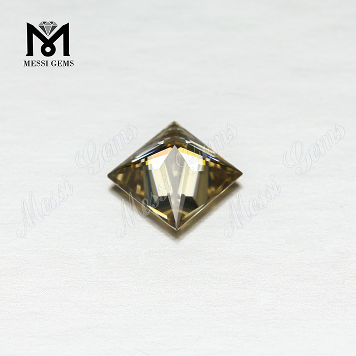 Wholesale Price moissanite diamond High Quality Princess Cut Yellow Loose Moissanites For Ring