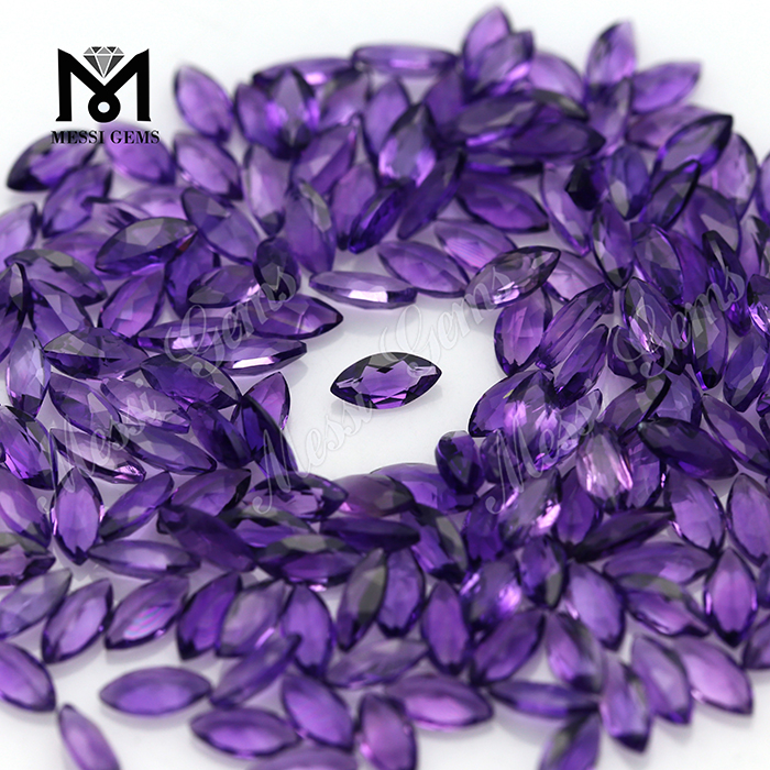 Wholesale gemstone price marquise shape natural amethyst