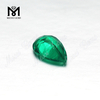 synthetic loose 7x10mm pear shape columbia emerald stone