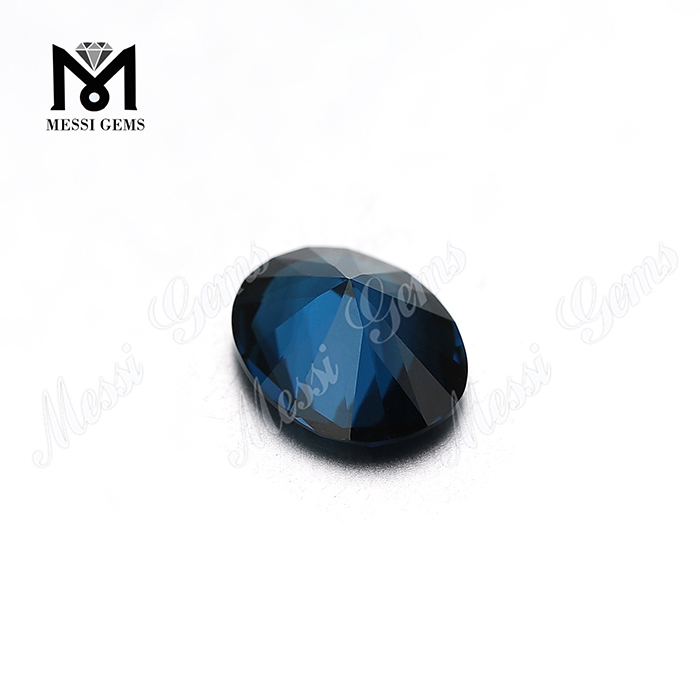 Wax Casting loose oval cut 10x12mm london blue nanosital stone