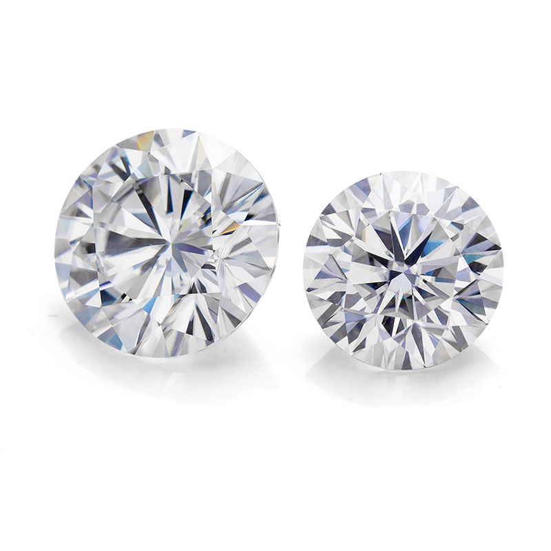 11mm Loose gemstones Round white moissanite diamond Factory price 