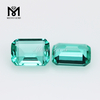 Loose stones 6*8mm Emerald cut glass stone for copper alloy silver jewelry
