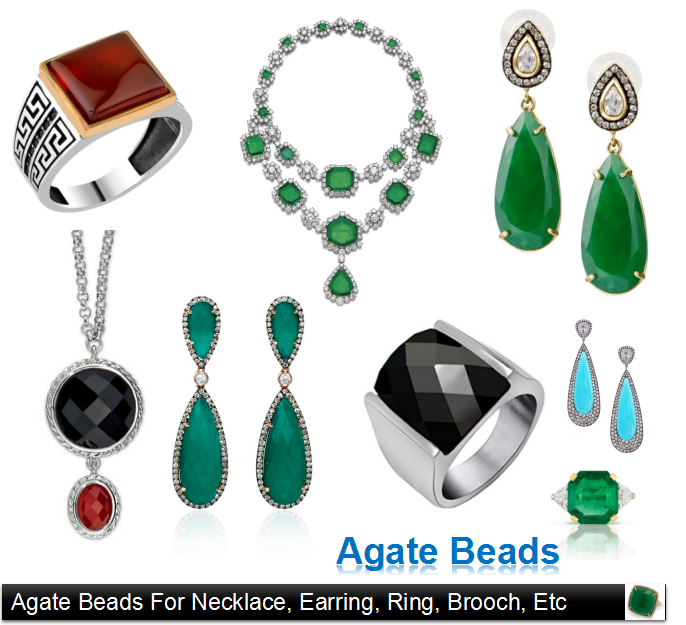 New Fashion Loose Gemstones Round Quartz Green Jade