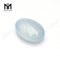 Wholesale Faceted Agate Beads Oval 8x10mm Blue Chalcedony Agate Stone