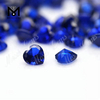 6x6mm heart cut synthetic 112# blue sapphire spinel stone