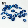 Oval shape european machine cut london blue nano gemstones