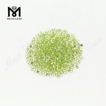 2.0mm round gemstones natural peridot in wholesale price