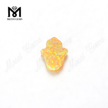 synthetic yellow hamsa opal stones, loose opal beads price