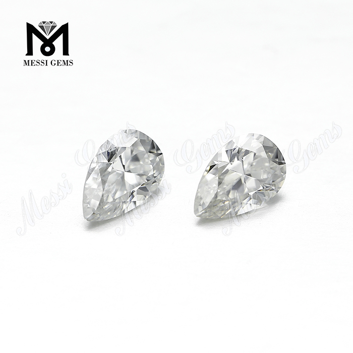 1carat pear cut def colorless moissanite diamond Wholesale price loose gemstone