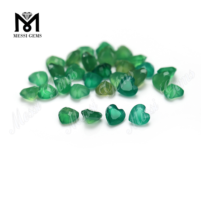 Factory Price Good Quality Natural Green Agate Stone