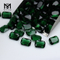 loose green color lab created glass gem stone gemstone