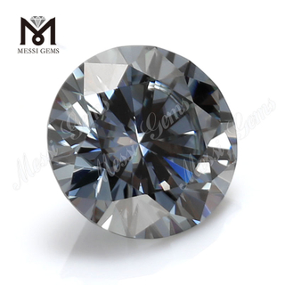 Wuzhou moissanite manufacturer 7mm loose grey moissanite price per carat
