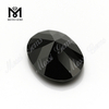 oval cut synthetic black colored loose moissanite diamond price