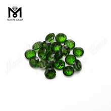 Billig Kina 4.0mm Diamond Cut Natural Chrome Diopside Loose Gemstones