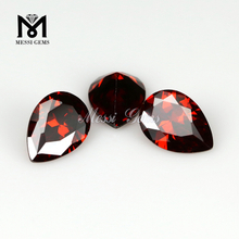 China Wholesale Cheap Price Pear Orange CZ Beads Gemstone