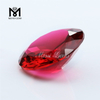 Factory Price Diamond Cut 8.0mm Rubellite Crystal Glass Gemstone