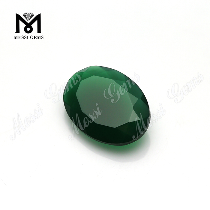 Top Quality Oval 13x18MM Green Agate Stone Wholesale Natural Agate