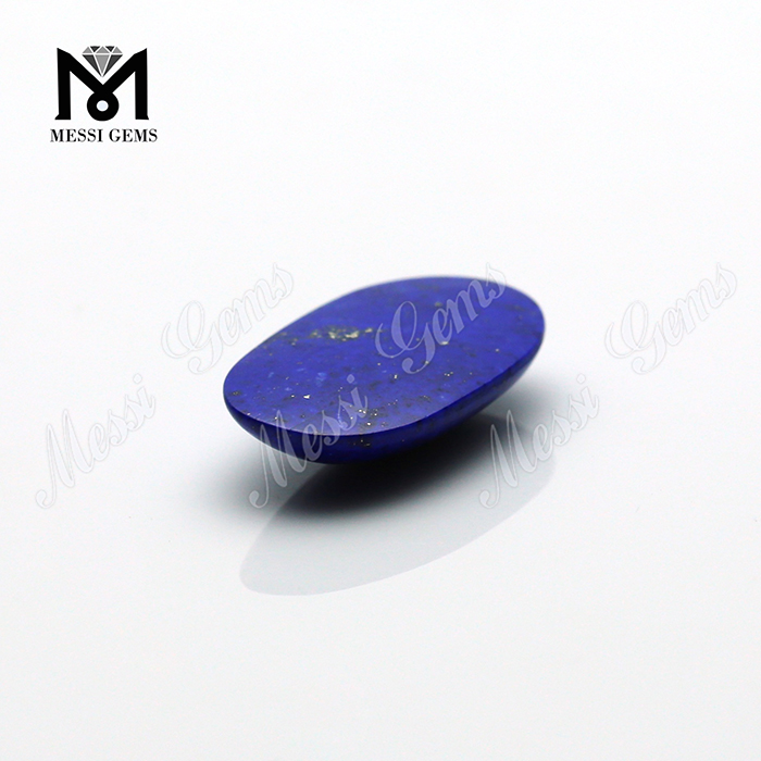 Loose Machine Cut Oval Cut Blue Natural Lapis Lazuli Stone
