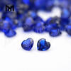 6x6mm heart cut synthetic 112# blue sapphire spinel stone