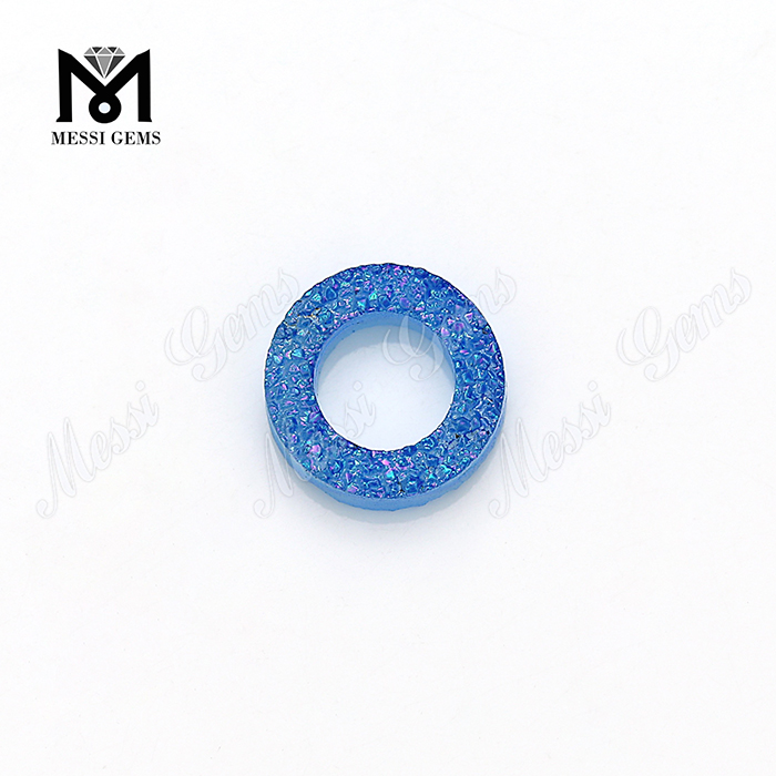 blue drusy stones geode druzy natual stones for jewelry making