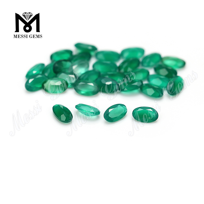Wholesale Green Agate Oval 3*5mm Natural Stone Price