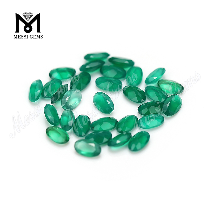 Wholesale Green Agate Oval 3*5mm Natural Stone Price