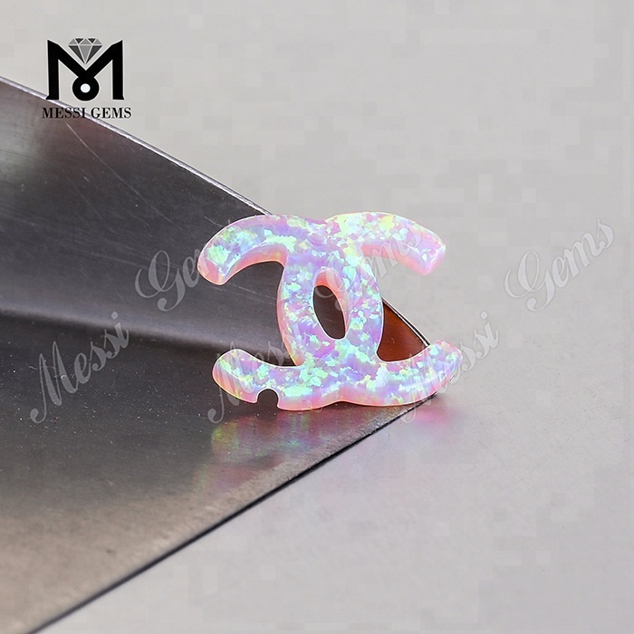 Factory Price Synthetic Pink Opal Stone