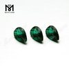 Top Machine Cut Emerald Gemstone Pear Shape Emerald Stone