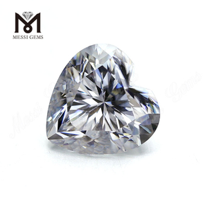 Heart Cut Large Size 14x14MM White moissanite diamond Per Carat Price