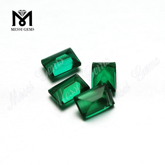 Hot selling wholesale 4*6 bagutte cut emerald price per carat