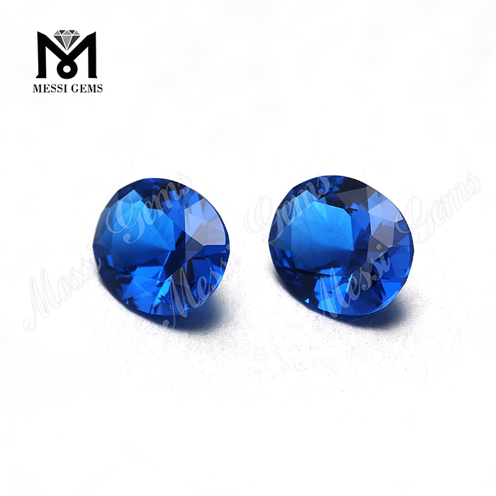 8*10楕円形Sapphire Synthetic Loose Gemstone Nano Gems