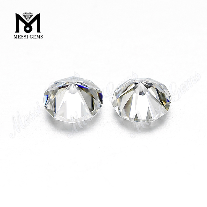 Synthetic moissanite diamond Stone Round Faceted Cut