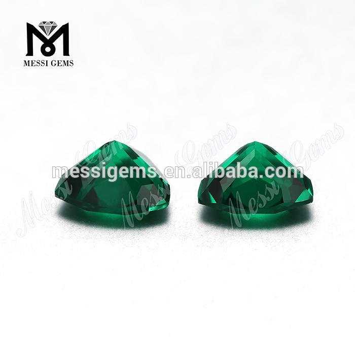 Trillion cut 10 x 10 mm green nano gemstone