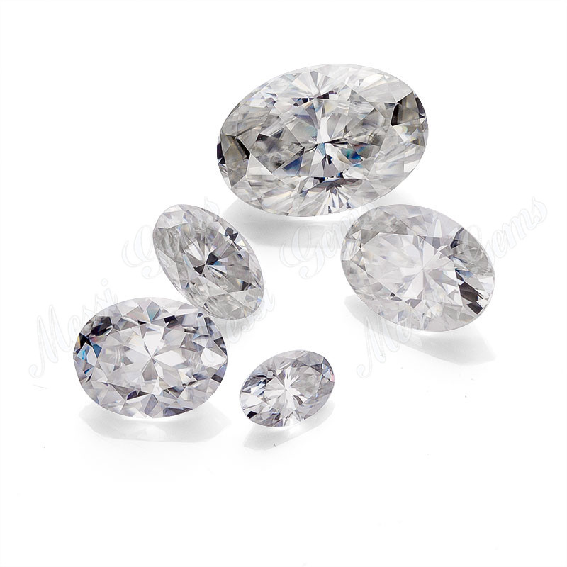 Loose wholesale def colorless vvs oval 5.5x8mm 1carat price moissanite