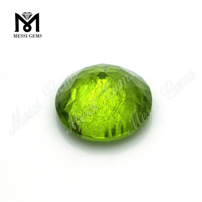 Natural Round Olive Green Olivine Stone