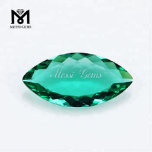 High Quality Wholesale Paraiba Color Marquise Cut 15 x 30mm Gemstone Glass Stone
