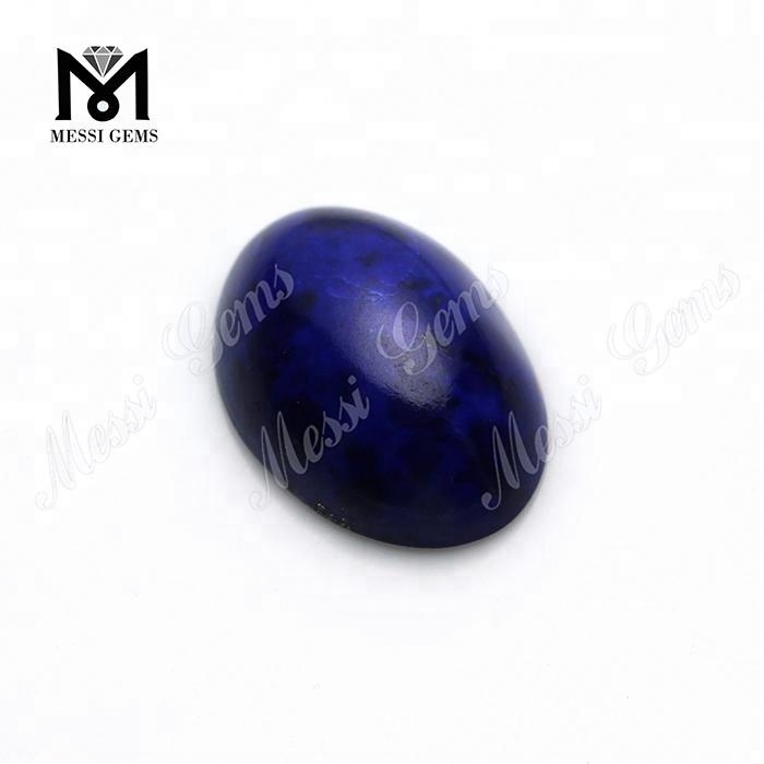Loose Machine Cut Oval Cut Blue Natural Lapis Lazuli Stone
