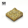 14mm wholesale geode drusy 24K gold square shape druzy