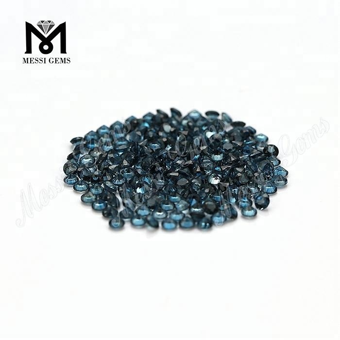 Loose Round 3.0mm Natural London Blue Topaz Stone
