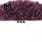 factory price 2.0mm round cut clean purple garnet stones