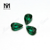 Top Machine Cut Emerald Gemstone Pear Shape Emerald Stone