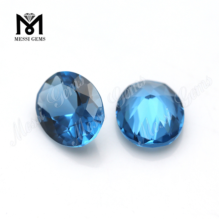 AAA quality #120 oval faceted blue stones loose spinel gems for sale