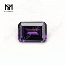 loose gems synthetic emerald cut cubic zirconia