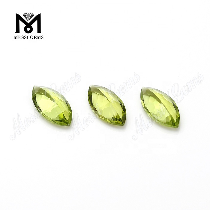 wholesale fancy cut natural peridot topaz stone price per carat