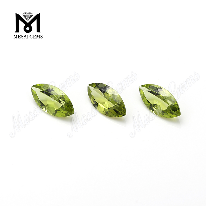 wholesale fancy cut natural peridot topaz stone price per carat